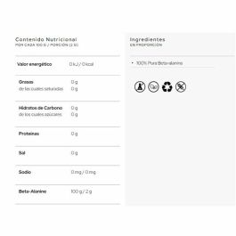 Polvos Comestibles Beta-Alanina Santa Madre Neutral