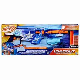 Hasbro HASG15804N0 Nerf Loadout Galactic Commander - Lanzador de dardos de espuma motorizado, 3 accesorios, 48 dardos N1