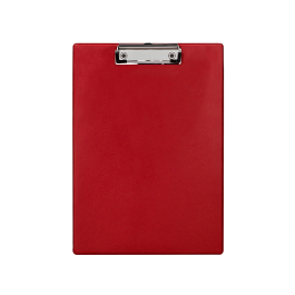 Q-connect Portanotas Din A4 Rojo Plástico 50% Reciclado Grosor 2,1 mm