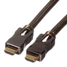 ROLINE 11.04.5688 Cable HDMI UHD con Ethernet, 1.5m, Negro, Conectores Dorados, Soporta 3840x2160 Precio: 38.8773. SKU: B19A3W4GLH