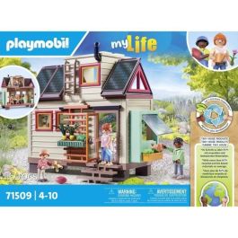 Playmobil Casa Pequeña 71509 Tiny House Sostenible con Accesorios y Paneles Solares para Niños a Partir de 4 Años