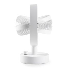 Domo DOM5411397173164 Ventilador de mesa con batería Li-ion 5V Recargable USB 15 cm de diámetro 10 velocidades