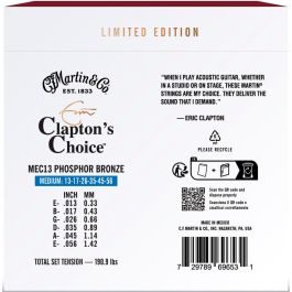 Juego Acústica Eric Clapton Ltd 92/8 Phosphor Bz. Meium 13-56 Juego Acústica Eric Clapton Ltd 92/8 Phosphor Bz. Meium 13-56