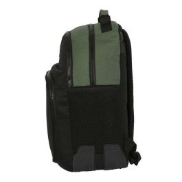 Mochila Escolar BlackFit8 Gradient Negro Verde militar 32 x 42 x 15 cm