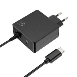 Ewent EW3978 Cargador de Pared 65W USB-C PD con Puerto USB-A, Carga Rápida para Portátil, iPhone 15/14, Smartphone y Tablet, Cable 1.5m, Protección Cuádruple, Diseño Compacto Precio: 29.49999965. SKU: B12A5LVCRQ