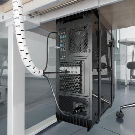 Aisens A151-0919 Organizador de Cables en Espiral 3m Blanco, Plástico Resistente y Flexible, hasta 25mm Diámetro Aisens A151-0919 Organizador de Cables en Espiral 3m Blanco, Plástico Resistente y Flexible, hasta 25mm Diámetro