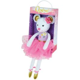 Fun House FUN3524550065748 Vajilla Bailarina: Plato Hondo Ø16 cm, Plato Llano Ø22 cm, Vaso 220 ml y Peluche Musical 40 cm