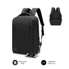 Mochila con Power Bank y Compartimento para Tablet y Portátil Subblim Oxford Precio: 19.49999942. SKU: S7807625