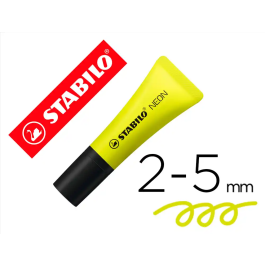 Stabilo Marcador Fluorescente Neon Amarillo Caja 10 Ud con Tecnología Antisecado Precio: 6.50000021. SKU: B13HD4RJPH