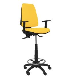 Taburete Piqueras Y Crespo Elche S Brazos Regulables Ergonomico Mecanismo Asincro Regulable En Altura Aro Reposapies Cromado Ruedas Nailon Asiento Y Respaldo Tapizados Bali Amarillo Precio: 304.50000053. SKU: S5704282
