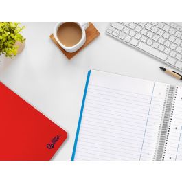 Cuaderno Espiral Liderpapel A4 Micro Smart Tapa Blanda 80H 75 gr Horizontal 7 mm Doble Margen 4 Taladros Colores Cuaderno Espiral Liderpapel A4 Micro Smart Tapa Blanda 80H 75 gr Horizontal 7 mm Doble Margen 4 Taladros Colores