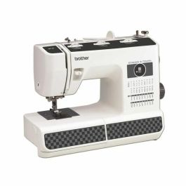 Brother HF37 Máquina de coser mecánica, 37 puntos de costura, variador de velocidad, enhebrador automático de aguja, gancho de metal Brother HF37 Máquina de coser mecánica, 37 puntos de costura, variador de velocidad, enhebrador automático de aguja, gancho de metal