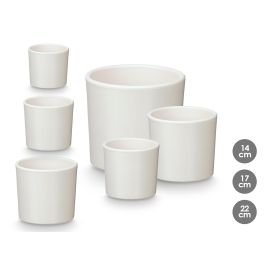 Set 3 Macetas Cilindro 14 17 22Cm Blanca Mate Ibergarden Set 3 Macetas Cilindro 14 17 22Cm Blanca Mate Ibergarden Precio: 15.49999957. SKU: B1HZ3HWC5W