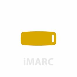 Placa identificativa para collar Imarc Baggage Amarillo Dorado