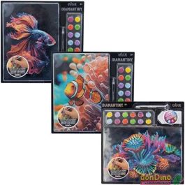 Diario crystal art diamantiny level up surtido 8.fondo marino. realiza mosaicos con gemas de colores en 3D 32x32x 2,4 cm - modelos surtidos Diario crystal art diamantiny level up surtido 8.fondo marino. realiza mosaicos con gemas de colores en 3D 32x32x 2,4 cm - modelos surtidos