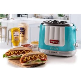 Ariete 206/01 Máquina de Hot Dog Party Time Azul - Diseño Exclusivo, Rápida y Fácil de Usar Ariete 206/01 Máquina de Hot Dog Party Time Azul - Diseño Exclusivo, Rápida y Fácil de Usar