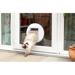 SUREFLAP Solapa de gato grande con chip electrónico blanco SUREFLAP Solapa de gato grande con chip electrónico blanco