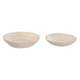 Centro Mesa Balines DKD Home Decor Blanco Natural 35 x 8 x 35 cm Set de 2 Precio: 24.50000014. SKU: B1DZH7LL4T