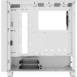 Corsair 3000D Airflow Caja PC Semitorre ATX Blanca Panel Cristal Templado, Flujo de Aire Óptimo, 2 Ventiladores, GPU 360mm