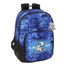 Mochila Escolar El Niño Roller Azul Negro 32 x 42 x 15 cm Precio: 28.49999999. SKU: B19DN35P8J