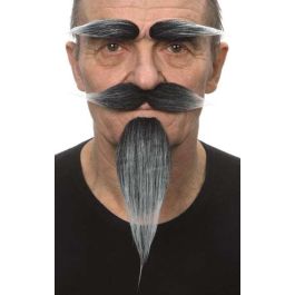 Bigote, perilla y cejas adulto talla única Bigote, perilla y cejas adulto talla única