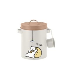DKD Home Decor Bote de Metal Beige para Comida de Gato 15 x 22 x 17 cm (6 Unidades) Precio: 50.49999977. SKU: B1BHTQZSPW