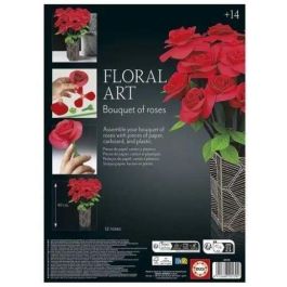 Educa Kit Ramo De Rosas 20139 Arte Floral Manualidad Para Hacer Rosas Rojas De Papel Sin Pegamento Ni Tijeras