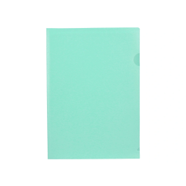 Liderpapel Dossier Uñero Polipropileno DIN A4 Verde Manzana Opaco Capacidad 20 Hojas