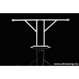 Ultra Racing Refuerzo de Chasis Trasero Inferior 4 Puntos URRL4-2777 para Honda Jazz 13+, Incrementa Rigidez, Precisión y Estabilidad