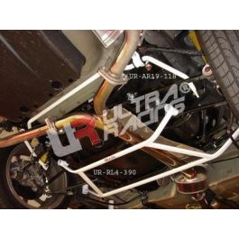 Ultra Racing URRL4-390 Refuerzo de Chasis Trasero Inferior 4 Puntos para Honda Accord 4D 2003-2008 - Compatible Conducción Deportiva y Tuning