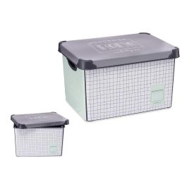 Kipit Caja Plástico 22L Home Con Asa Gris 29x23.5x39 cm (Set de 12) Precio: 63.58999999. SKU: S3611123