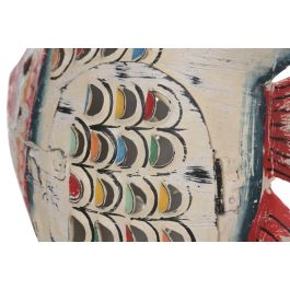 DKD Home Decor Decoracion Mediterraneo Blanco Multicolor Metal 8 x 21 x 27 cm (4 Unidades)