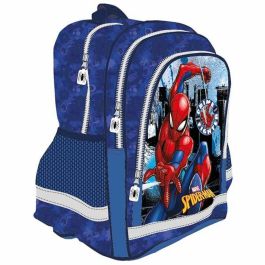Mochila spiderman doble compartimento adaptable a carro 41,5 x 30 x 17 cm.