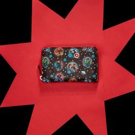 Loungefly Cartera Vengadores Avengers Marvel Billetera Cierre Cremallera Piel Vegana Ranuras Tarjetas