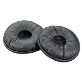 Poly Almohadillas de Cuero Sintético CS540 para Savi & CS540, Pack de 2 Unidades, Negras