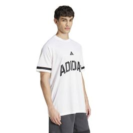 Camiseta de Manga Corta Hombre Adidas Us Sport Blanco 15-16 Años
