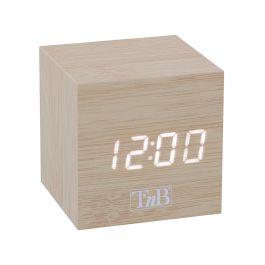 TNB JOY - Reloj LED 3 alarmas - efecto madera Precio: 12.98999977. SKU: B1HZ59X387