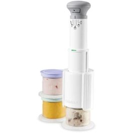 Cuisinart ICEFD10E Heladera para postres helados, sorbetes y yogures - 250W - 3 x 240 ml - Blanca - CUI3030050196603 Cuisinart ICEFD10E Heladera para postres helados, sorbetes y yogures - 250W - 3 x 240 ml - Blanca - CUI3030050196603