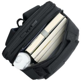 Rivacase 8425 Mochila ECO para MacBook Pro 16 y Portátiles 14" - Negro, Tela/Neopreno/Poliéster con Protección