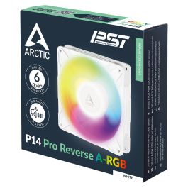 ARCTIC P14 Pro Reverse PWM Ventilador A-RGB 3 Pack Blanco 14 cm 166,5 m³/h