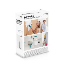 Set de Rodillos de Pintura Recargables Antigoteo Roll`n`Paint InnovaGoods 5 Piezas Set de Rodillos de Pintura Recargables Antigoteo Roll`n`Paint InnovaGoods 5 Piezas