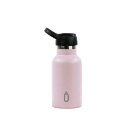 Botella Térmica Safta Rosa empolvado Rosa Silicona Acero Inoxidable