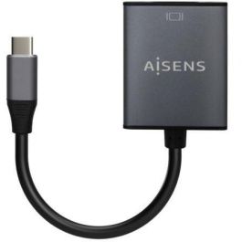 AISENS - CONVERSOR ALUMINIO USB-C A VGA, USB-C/M-HDB15/H, GRIS, 15CM AISENS - CONVERSOR ALUMINIO USB-C A VGA, USB-C/M-HDB15/H, GRIS, 15CM
