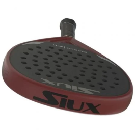Siux Pala de Padel Diablo Elite 4· Negro y Rojo · Carbono 12K · Nivel Avanzado · Pala Polivalente Mate