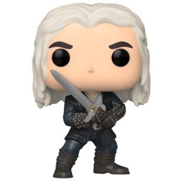 FUNKO Figura POP The Witcher Geralt with Sword Season 2 - Figura de vinilo de 9cm