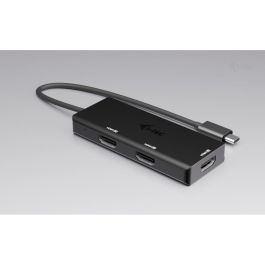 Hub USB i-Tec C31TRIPLE4KHDMIPD Negro