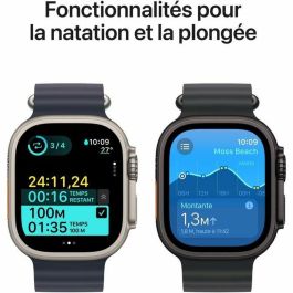Apple Watch Ultra 2 GPS + Cellular 49 mm Caja Titanio Negro Correa Milanese Loop Titanio Negro Talla L
