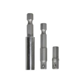 Mota Herramientas Adaptador hexagonal magnético 1/4" 10x60mm acero Pack 5 unidades Bam1060