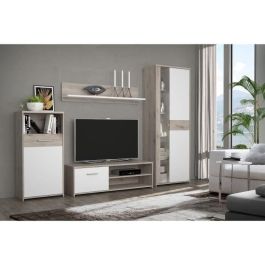 GULADA TV Stand Set - Aparador - Mesa de comedor - Contemporáneo - Decoración en blanco y roble