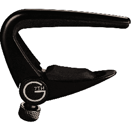 G7th Cejilla para Guitarra Acústica de 6 Cuerdas - Color Negra